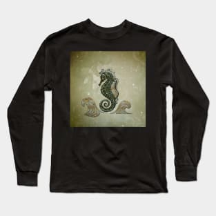 Wonderful elegant fantasy seahorse Long Sleeve T-Shirt